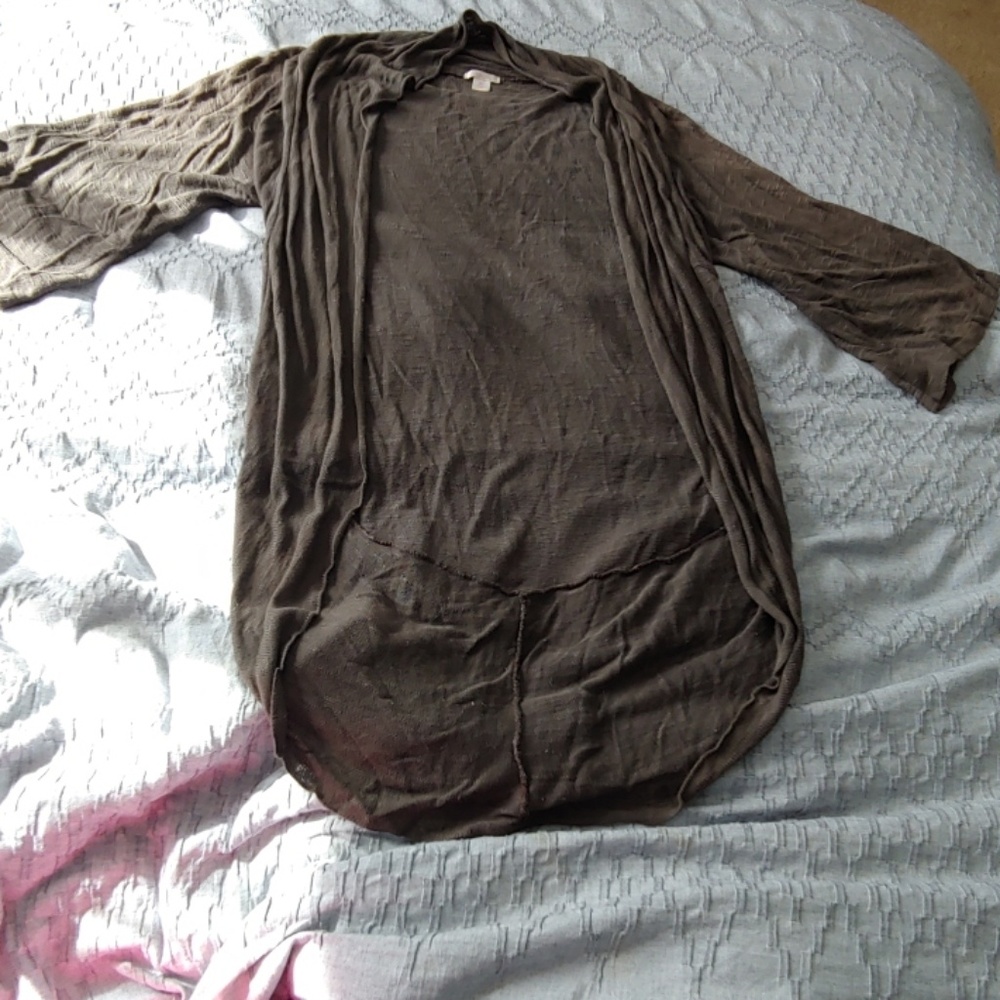 Long 3/4 sleeve shrug